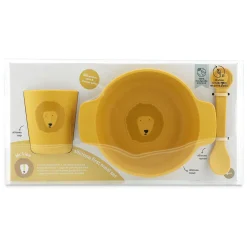 Siliconen Baby Eetset - Mr. Lion>Trixie Outlet