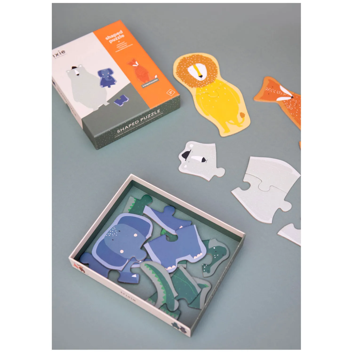 Vormenpuzzel Dieren-Trixie New