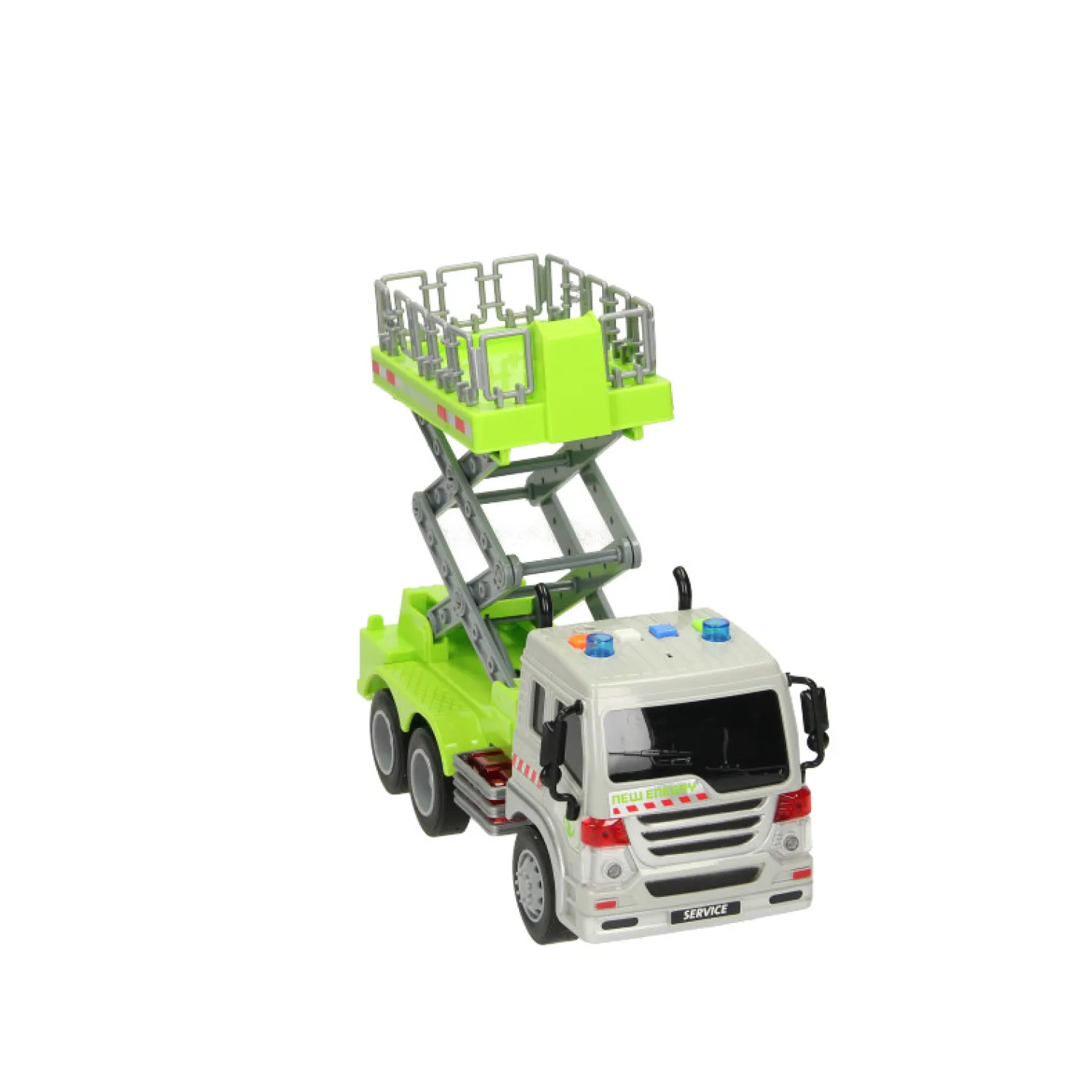 Truck met Hoogwerker met Licht en Geluid> Best