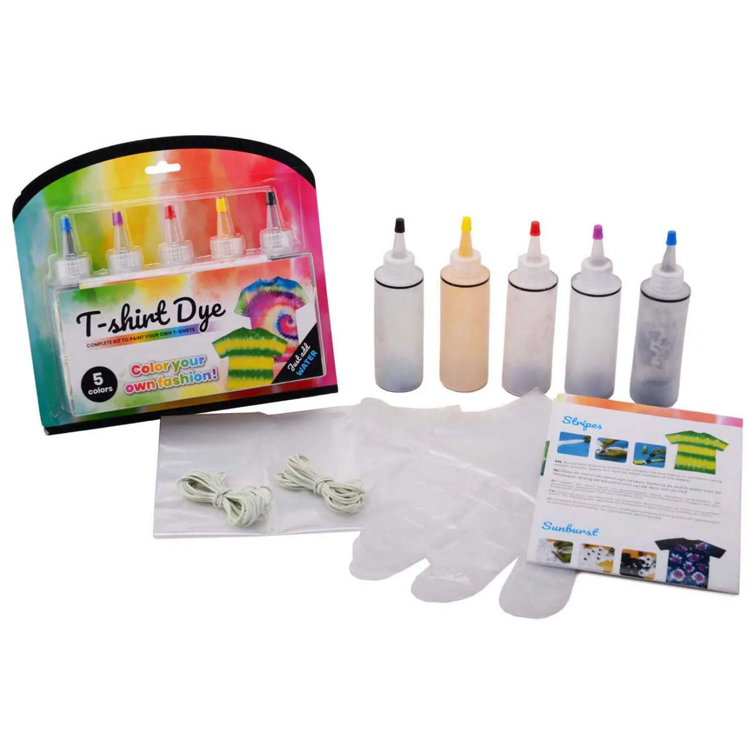 T-Shirt Tie-Dye Design Set-Johntoy