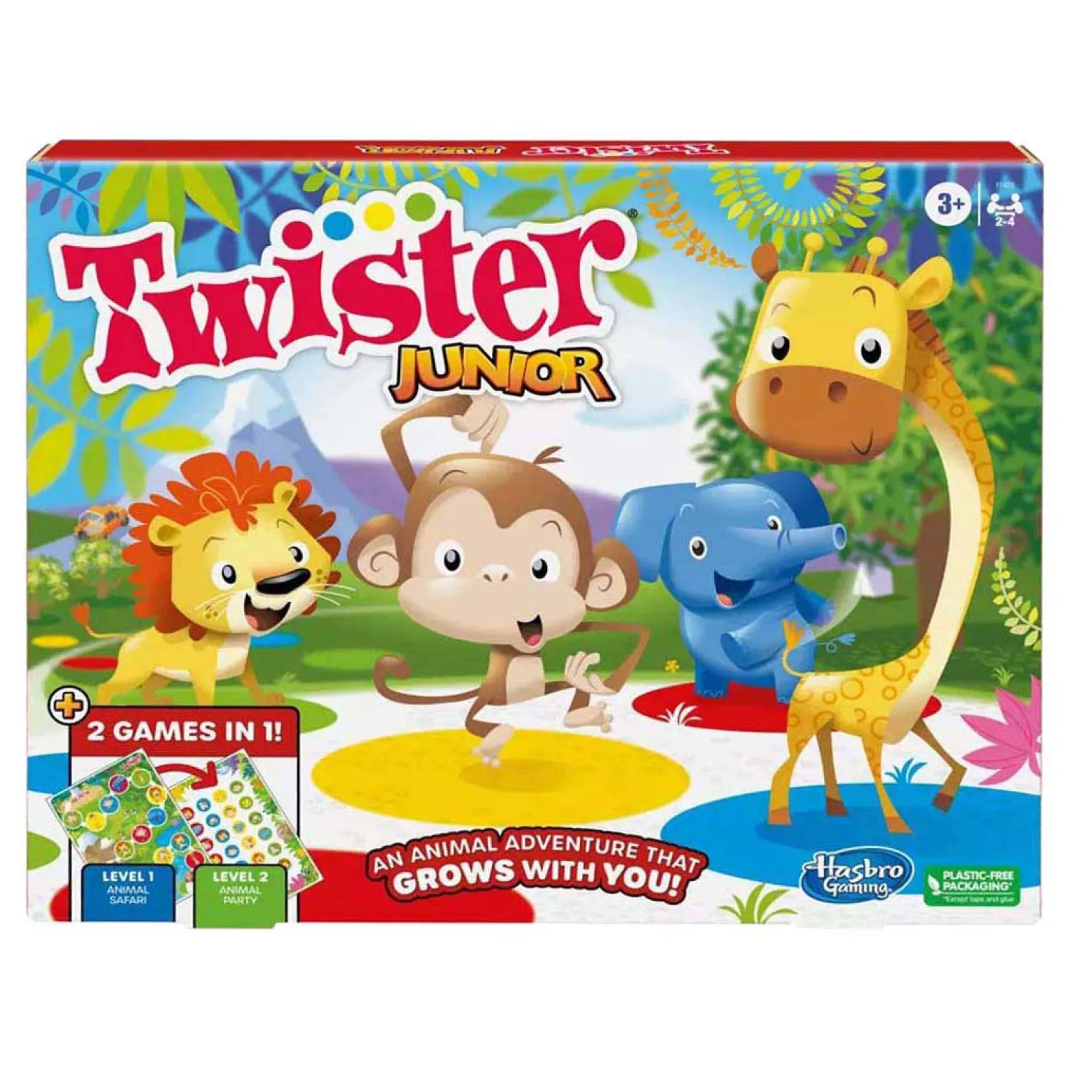 Twister Junior Spel - 2-4 Spelers>Hasbro Discount
