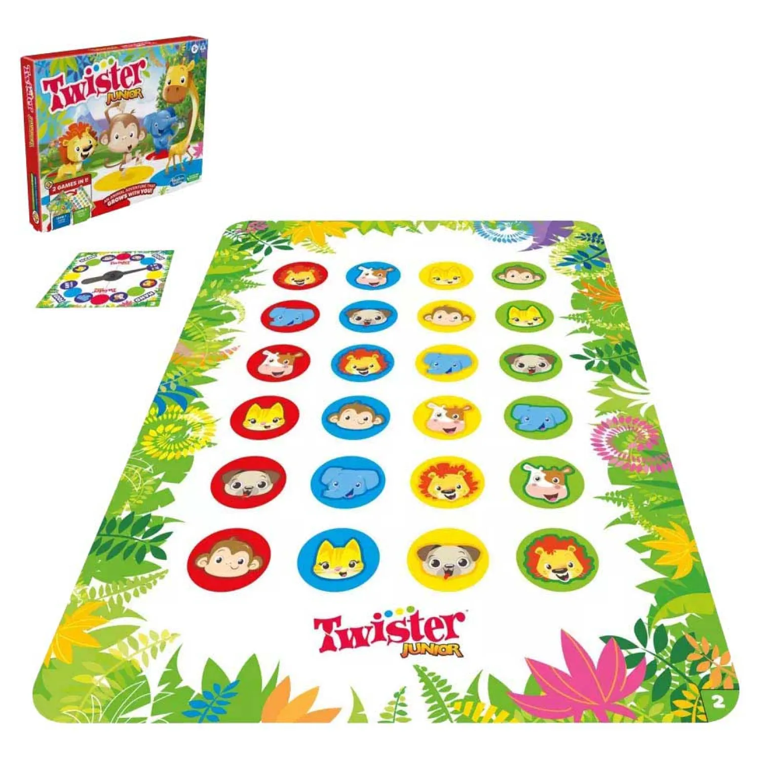 Twister Junior Spel - 2-4 Spelers>Hasbro Discount