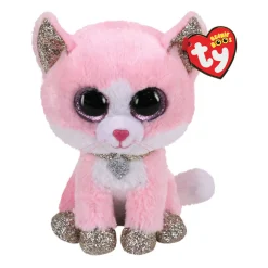 Ty Beanie Boo's Fiona Pink Cat, 15cm Online