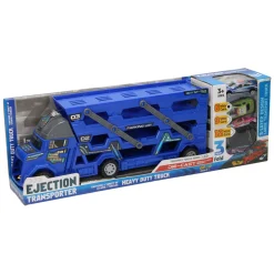 Uitklapbare Autotransporter met Afschietfunctie - Blauw><noscript><img width=