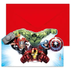 Uitnodigingen en Enveloppen FSC Avengers Infinity Stones, 6st.-Globos New