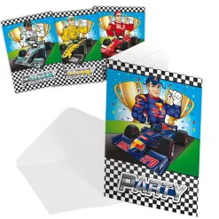 Uitnodigingen Formule 1, 8st.>Folat BV Best