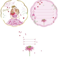 Haza Witbaard Uitnodigingen Prinses, 6st. Online