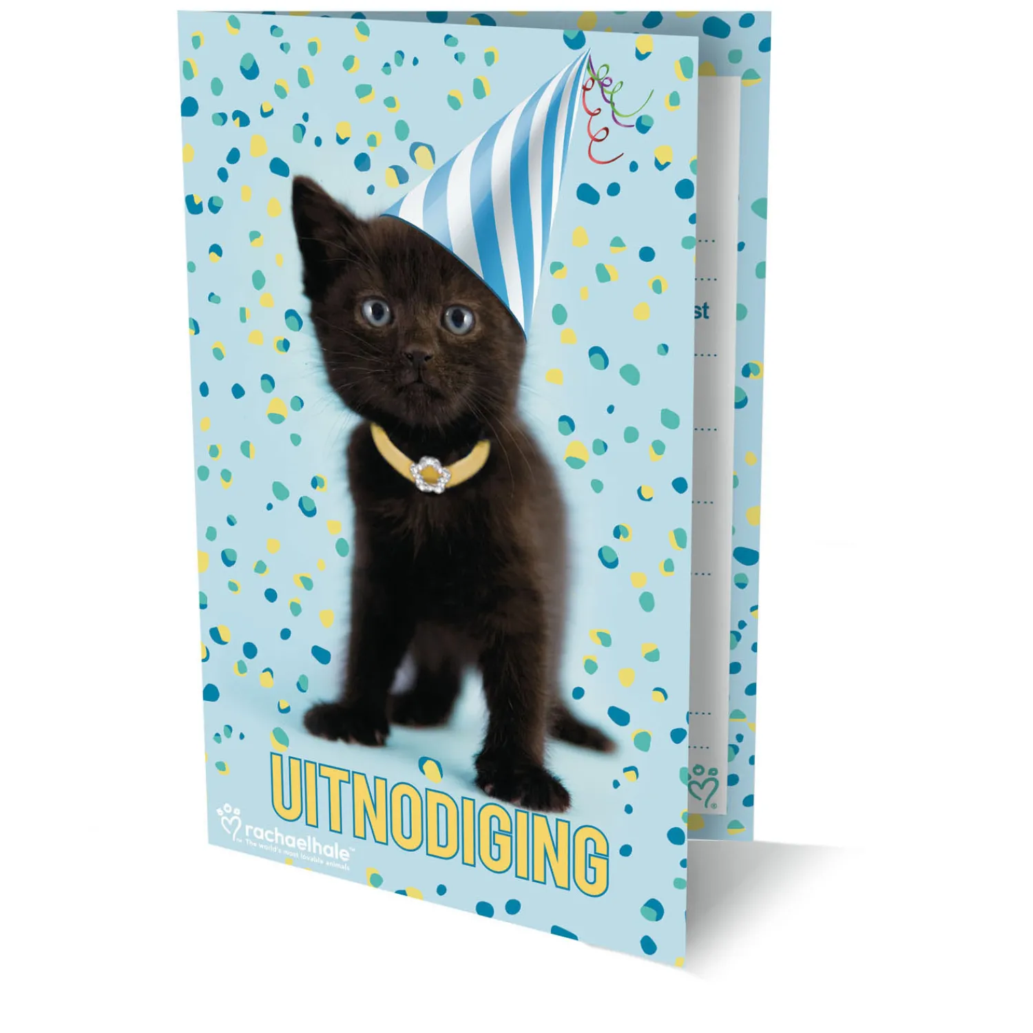 Uitnodigingen Rachel Hale Kat, 6st.- Outlet