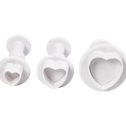 Creativ Company Uitsteekvormen met Stempel Hart, 3st. Clearance