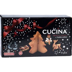 Uitsteekvormenset 3D Kerstkoekjes, 8dlg. Sale