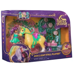 Spin Master Unicorn Academy - Pop Ava en Eenhoorn Leaf Stalspeelset