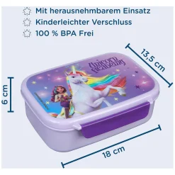 Undercover Unicorn Academy Lunchbox met Snackbakje Online