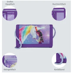 Unicorn Academy Portemonnee met Koord><noscript><img width=