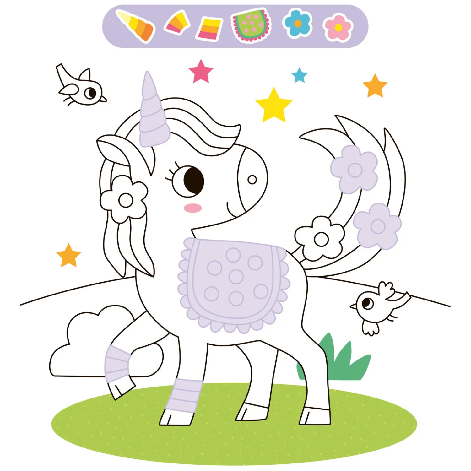 Deltas Unicorn Sticker Parade Clearance