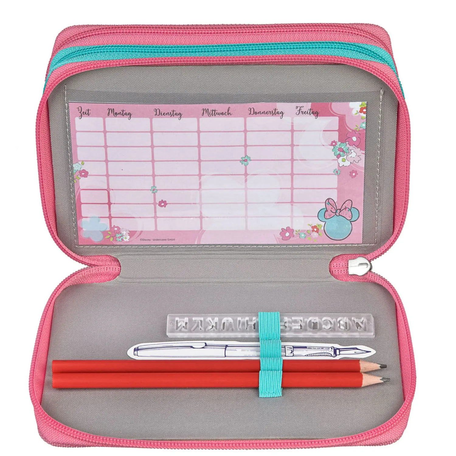 3-Vaks Gevulde Etui Minnie Mouse-Undercover Online