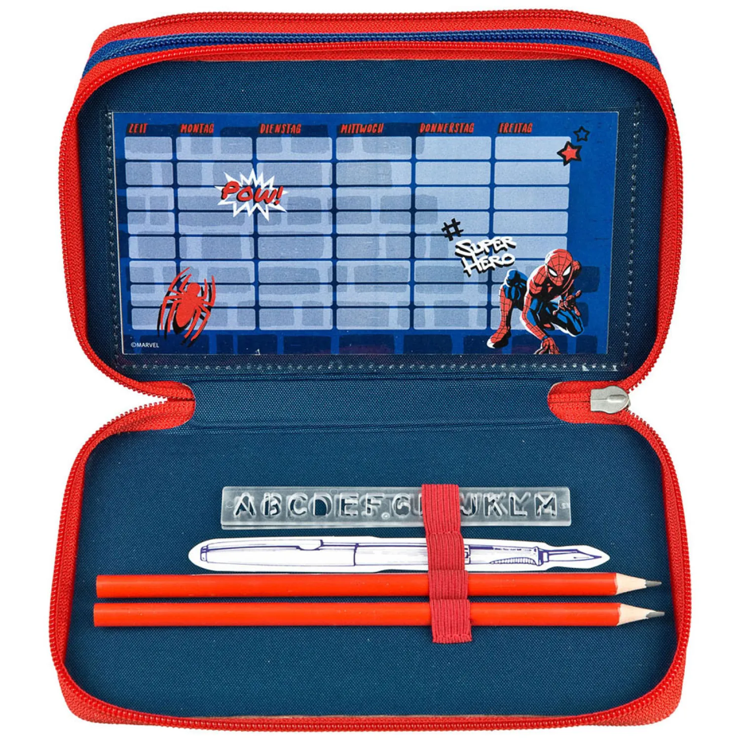 3-Vaks Gevulde Etui Spiderman>Undercover Online