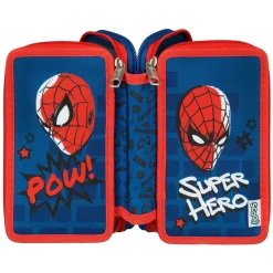 3-Vaks Gevulde Etui Spiderman><noscript><img width=