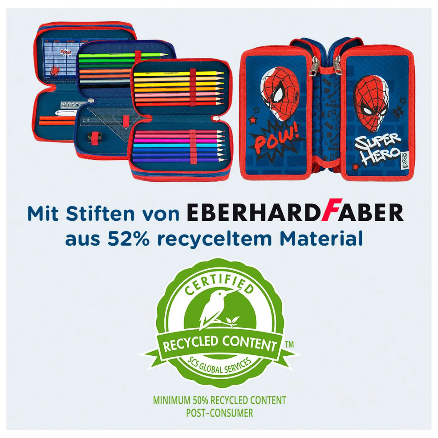 3-Vaks Gevulde Etui Spiderman>Undercover Online