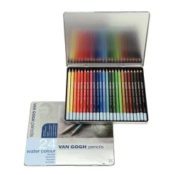 Bruynzeel Van Gogh Basisset Aquarelpotloden met 24 Kleuren Clearance