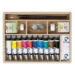 Van Gogh Olieverf Kist Basic met 10 Kleuren 40ml- Outlet