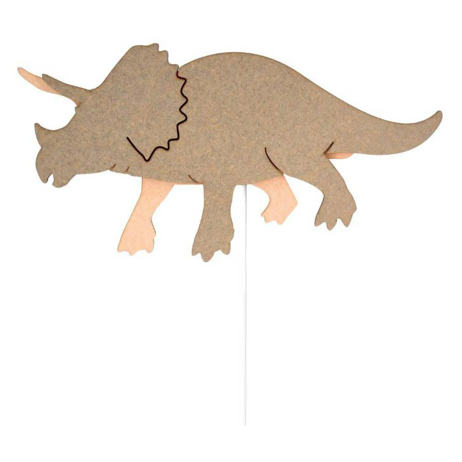 - Dino Wandlamp Triceratops - Hout-Van Tjalle en Jasper Clearance