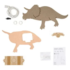 - Dino Wandlamp Triceratops - Hout-Van Tjalle en Jasper Clearance
