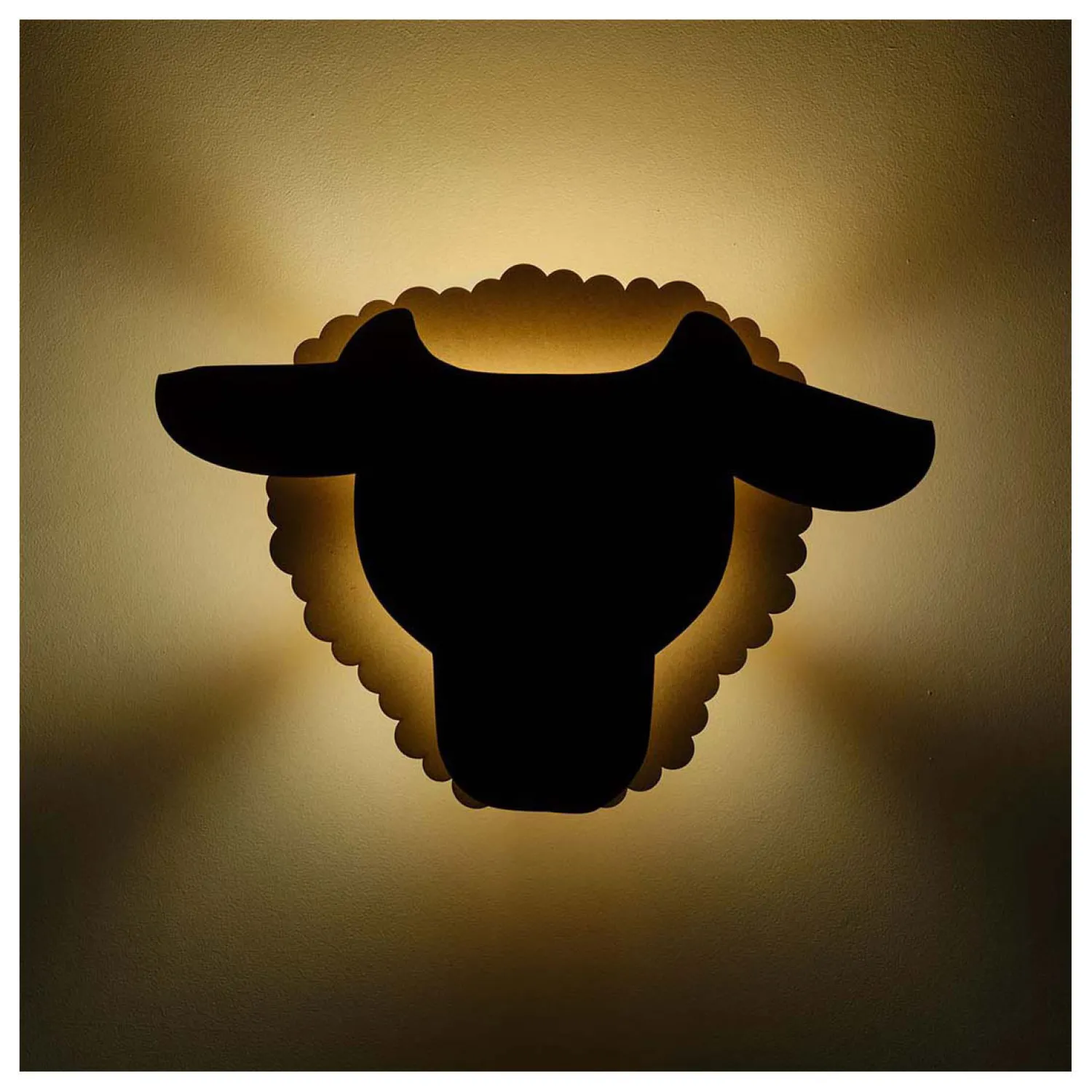 Van Tjalle en Jasper - Schaap Wandlamp - Hout Outlet