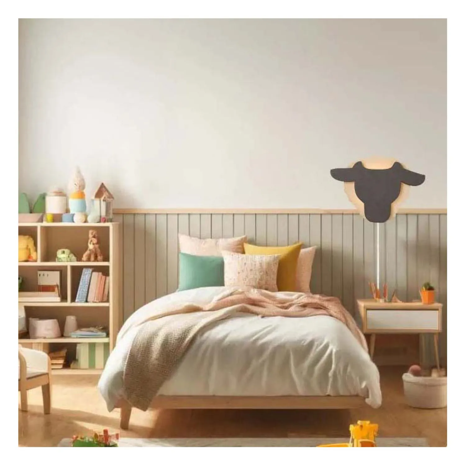 Van Tjalle en Jasper - Schaap Wandlamp - Hout Outlet