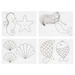 Vellen Krimpfolie met Motieven Zeemeermin, 4st.-Creativ Company Best