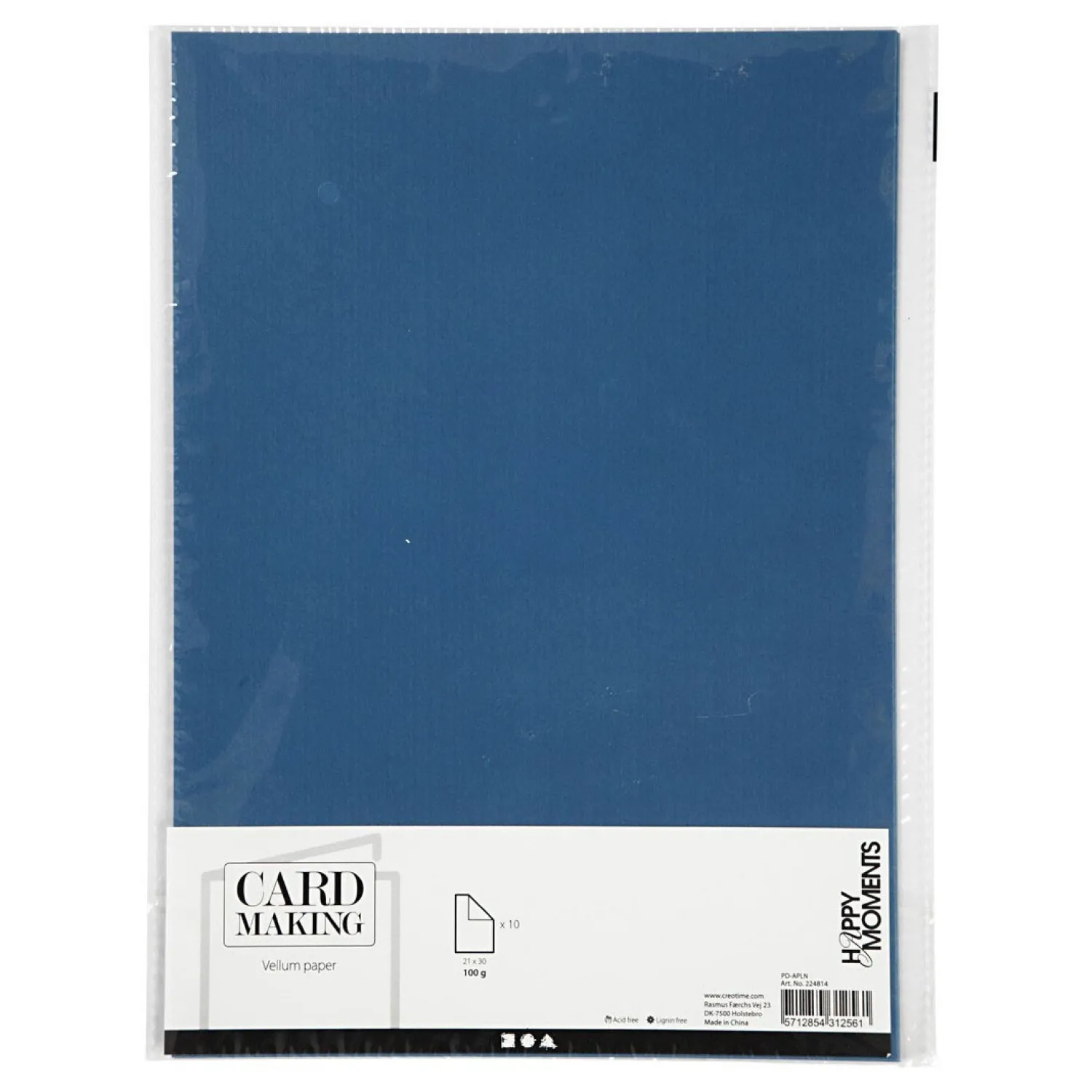 Vellumpapier A4 Blauw, 10 Vellen>Creativ Company Clearance