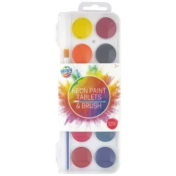 Verfpalet Neon met Kwast>Creative Craft Group New
