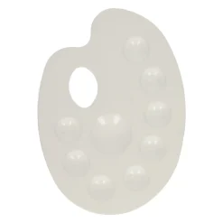 Verfpalet Wit 9 Vakken- Discount