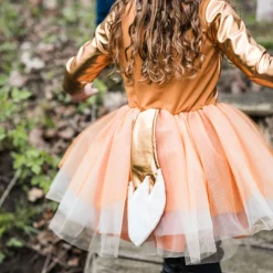 Verkleedjurk en Haarstuk Vos, 3-4 jaar-Great Pretenders New