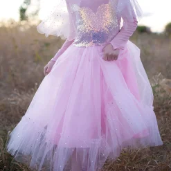 Verkleedjurk Prinses Roze Elegant, 7-8 jaar-Great Pretenders Discount