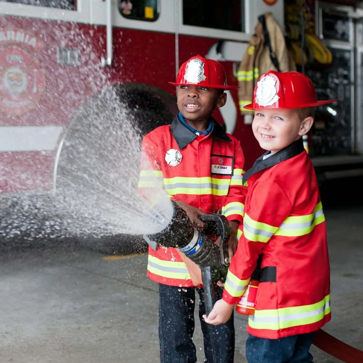 Great Pretenders Verkleedset Brandweer met Accessoires, 5-6 jaar Sale