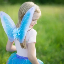 Verkleedset Fee Blauw, 4-6 jaar-Great Pretenders