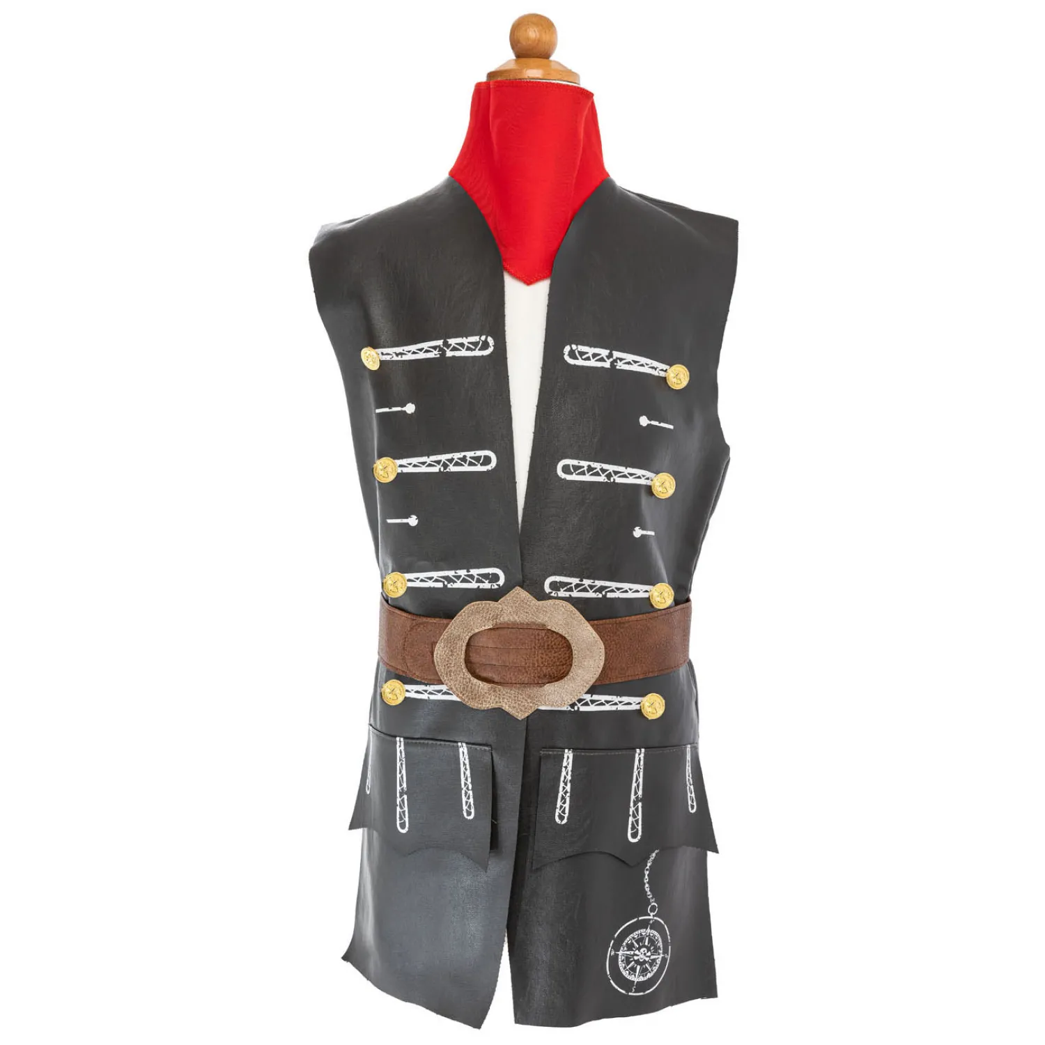 Great Pretenders Verkleedset Piratenvest en Riem, 7-8 jaar Clearance