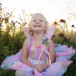 Verkleedset Regenboog Pailletten, 4-6 jaar-Great Pretenders Online