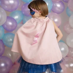 Great Pretenders Verkleedset Super-Duper Heldin Roze/Marineblauw, 4-6 jaar Outlet