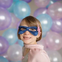 Great Pretenders Verkleedset Super-Duper Heldin Roze/Marineblauw, 4-6 jaar Outlet