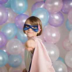 Great Pretenders Verkleedset Super-Duper Heldin Roze/Marineblauw, 4-6 jaar Outlet