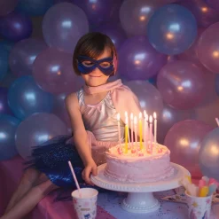 Great Pretenders Verkleedset Super-Duper Heldin Roze/Marineblauw, 4-6 jaar Outlet