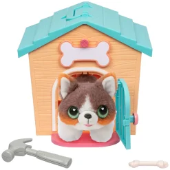 Verrassingspuppy Knuffel in Hondenhok><noscript><img width=