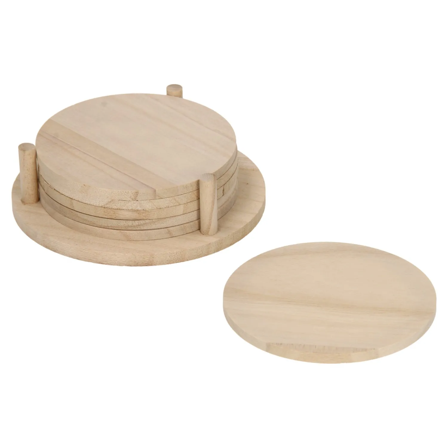 Versier je eigen Houten Onderzetters, 6st.-Playwood Discount