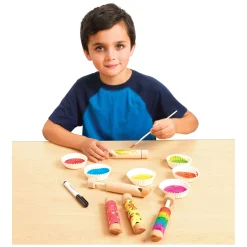 Versier je eigen Houten Schuiffluitje, 12st-Colorations Best