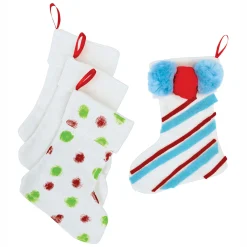 Colorations Versier je eigen Kerstsok, Set van 12