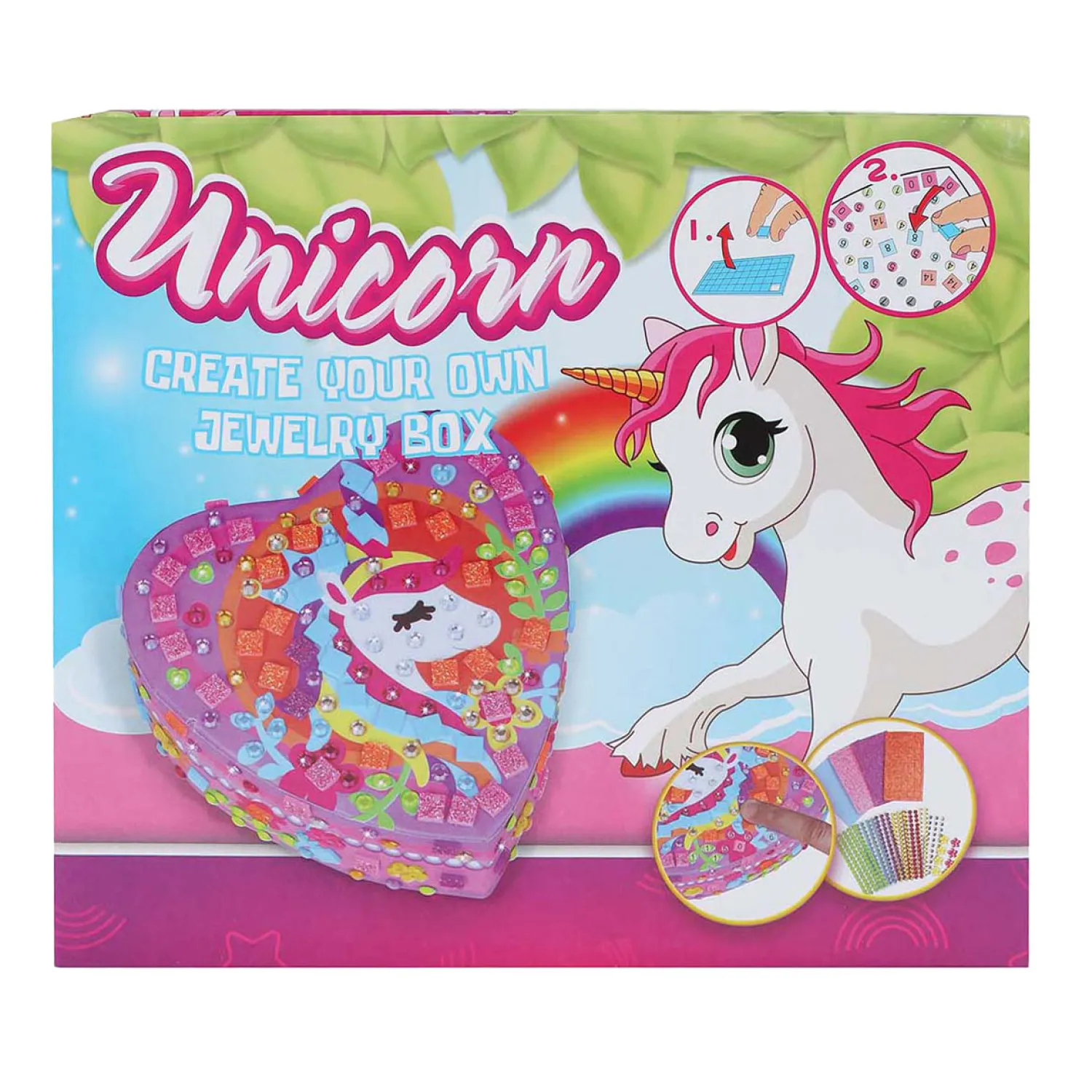 Versier je eigen Sieradendoos Eenhoorn Hot