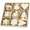 Versier je Houten Kerst Hangers, 72st.-Creativ Company