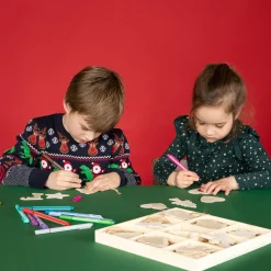 Versier je Houten Kerst Hangers, 72st.-Creativ Company