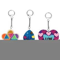 Creativ Company Versier je Houten Sleutelhanger, 3st. Clearance